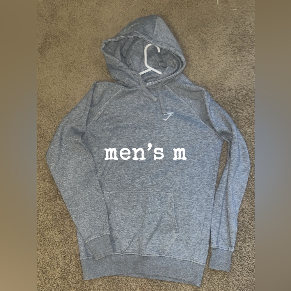 Men’s grey gymshark hoodie